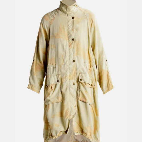 Free People 'Faded Camo' Duster Jacket XS/S to Med - Picture 2 of 11